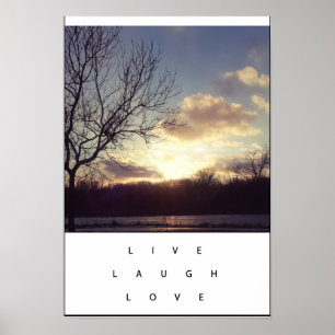 Poster de cena de inverno