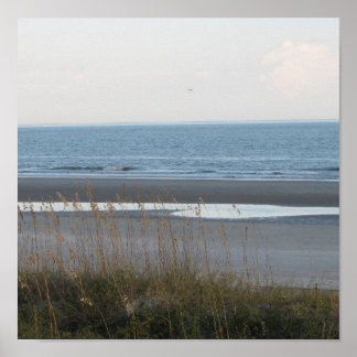 Poster de cena de praia