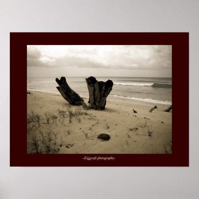 poster de cena de praia (Frente)