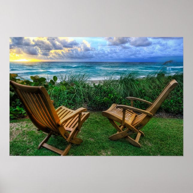 Poster de Cena Oceânica (Frente)