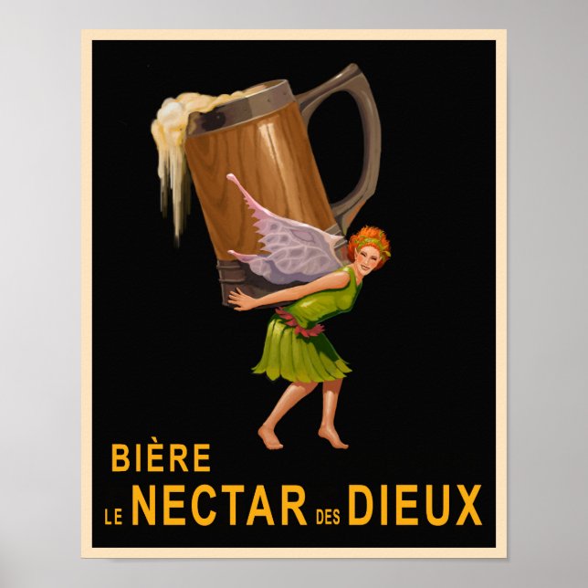 Poster de cerveja Vintage (Frente)