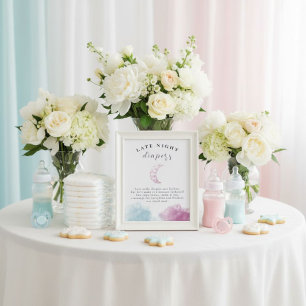 Poster de Chá de fraldas de Dragão para Fraldas No