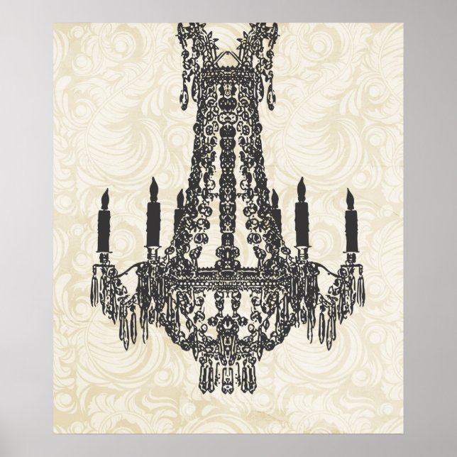 Poster de Chandelier Personalizado (Frente)