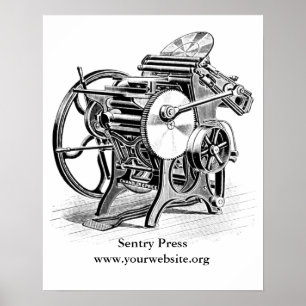 poster de Chandler & Price letterpress