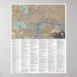 Poster de Charles Dickens em Londres