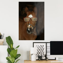 Poster de Charuto de Cavalo Humorístico Fumante