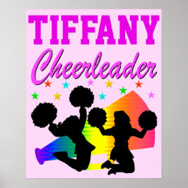 POSTER DE CHEERLEADER PERSONALIZADO bonito PINK