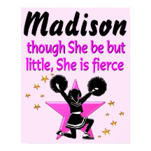 POSTER DE CHEERLEADING PERSONALIZADO DE TINTA INCR