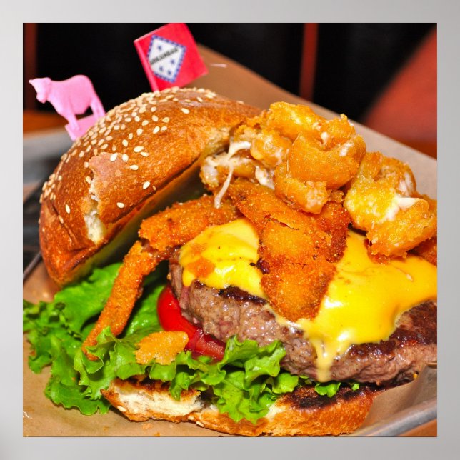 Poster de Cheeseburger (Frente)