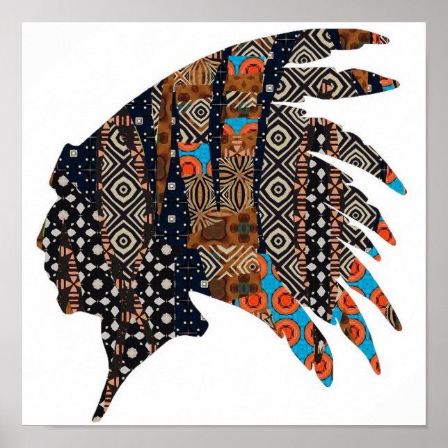 Poster de Chefe Americano Nativo (Frente)