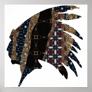 Poster de Chefe Americano Nativo