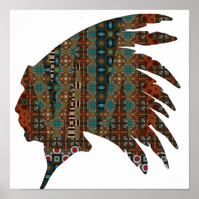 Poster de Chefe Americano Nativo (Frente)