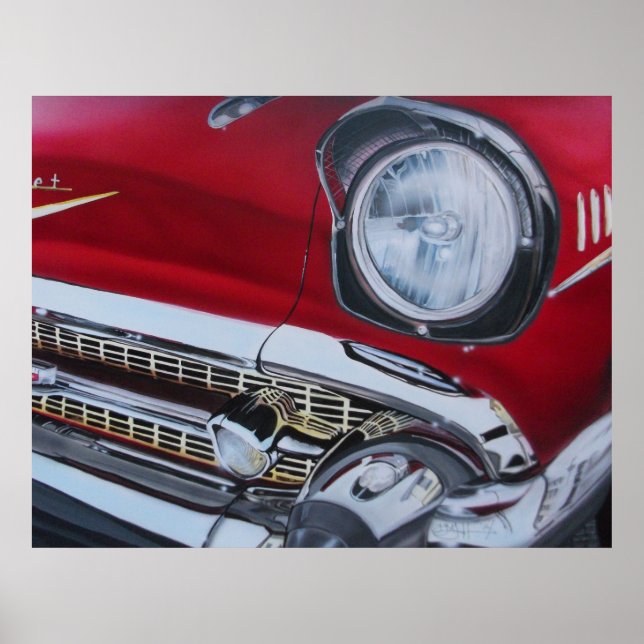 poster de Chevy Bel Air 1957 (Frente)