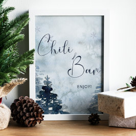 Poster de chili de inverno