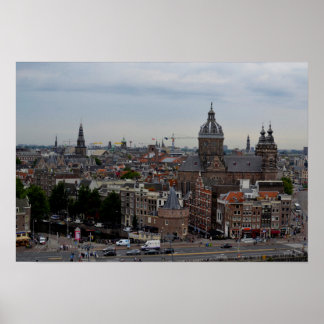 Poster de cidade de Amsterdã