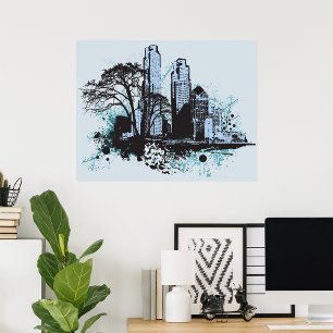 Poster de Cidade de Tinta Preta