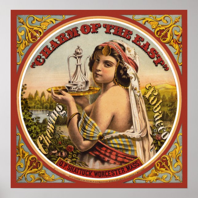 Poster de Cigarro Vintage (Frente)