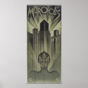 Poster de cinema Metropolis 1927
