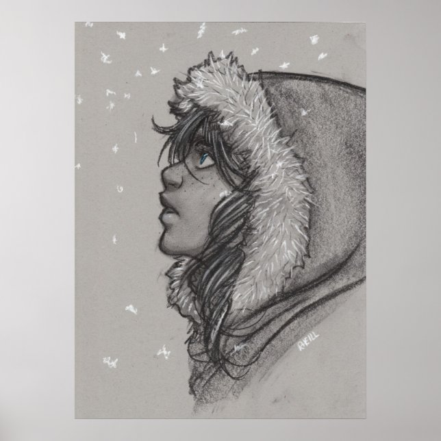 Poster de Cinzas e Neve (Frente)