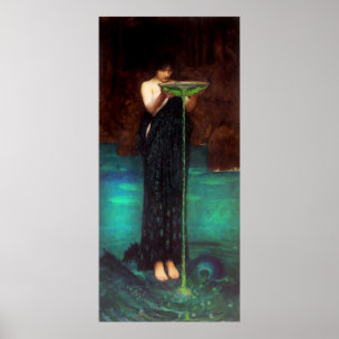 Poster de Circe Invidiosa do Waterhouse