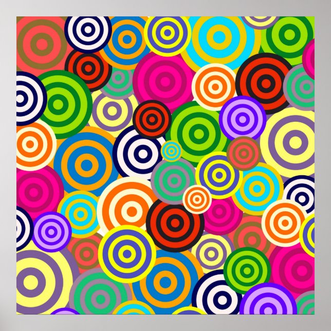 Poster de Círculos Hippie (Frente)