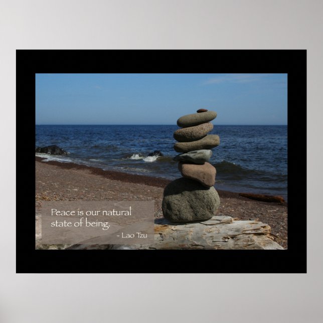 Poster de citação da paz (Frente)