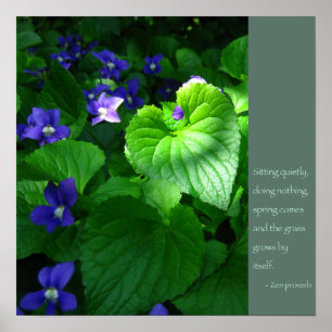 Poster de Citação de Proverb Zen