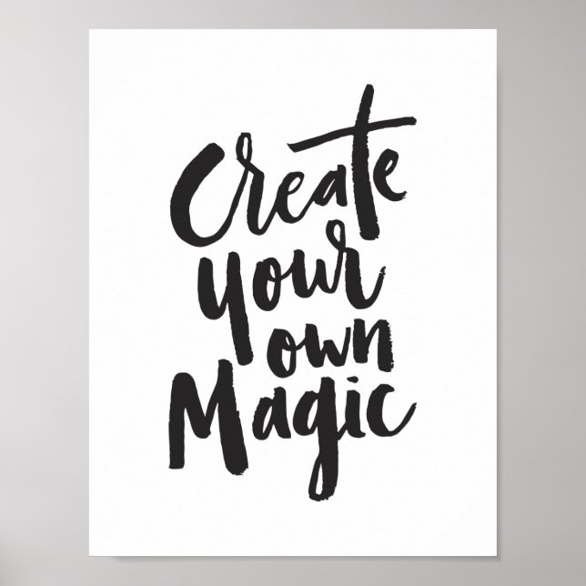 Poster de citação Inspiracional Personalizada de T (Frente)