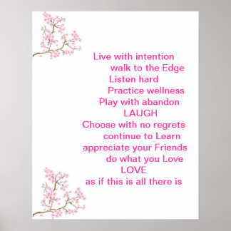 Poster de citação inspiradora