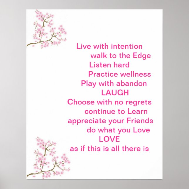 Poster de citação inspiradora (Frente)