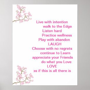 Poster de citação inspiradora