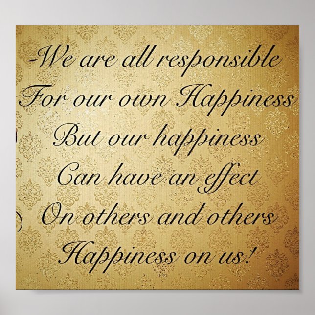 poster de citação inspiradora bonito (Frente)