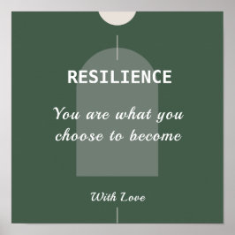 Poster de citação motivacional