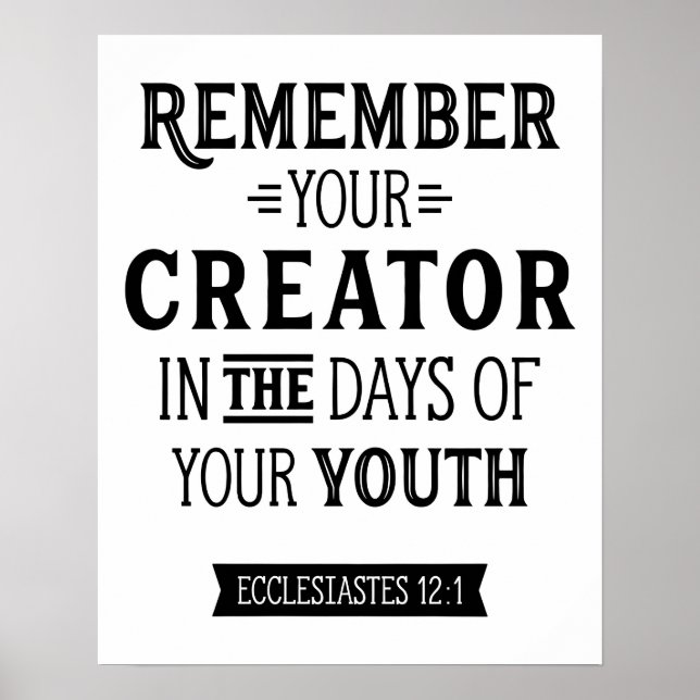 Poster de classe bíblia (Frente)