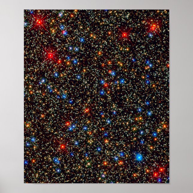 Poster de cluster gigante de estrelas Omega Centau (Frente)