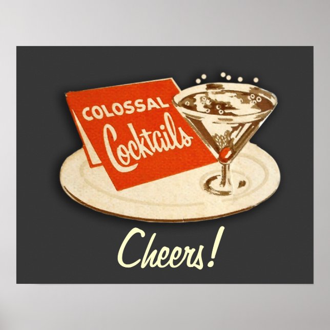 Poster de 'Cocktails Colossais' (Frente)