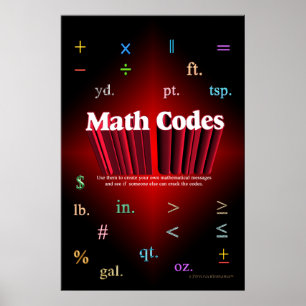 Poster de Códigos de Matemática