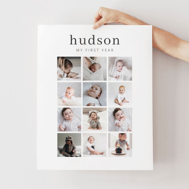 Poster de Colagem de 1 rua Serif (Criador carregado)