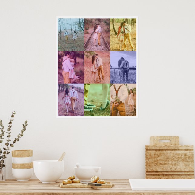 Poster de Colagem de Fotografias de pop (Cozinha)