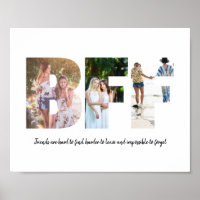 Poster de Colagem de Fotos BFF