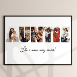 Poster de Colagem de Fotos da Auntie