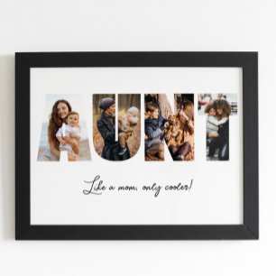 Poster de Colagem de Fotos da Tia