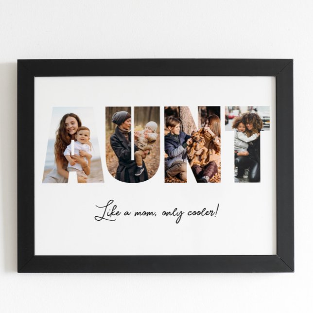 Poster de Colagem de Fotos da Tia (Criador carregado)