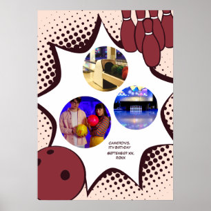 Poster de Colagem de Fotos de Aniversário da 11 bo