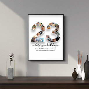 poster de Colagem de Fotos de Aniversário do dia 2