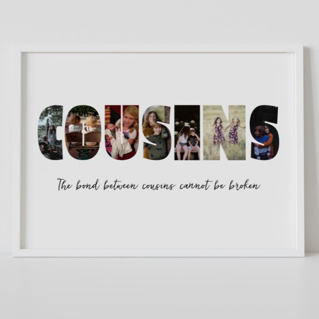 Poster de Colagem de Fotos de Primos (Criador carregado)