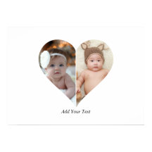 Poster de Colagem de Fotos em Forma de Coração 2