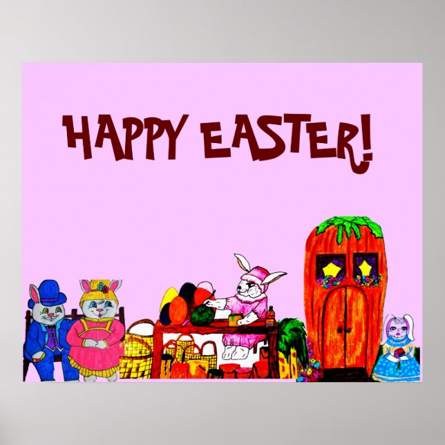 POSTER DE COLAGEM DO BUNNY MAIS LEVE (Frente)