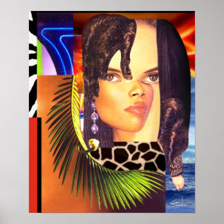 Poster de Colagem Funky de 14" x 17"