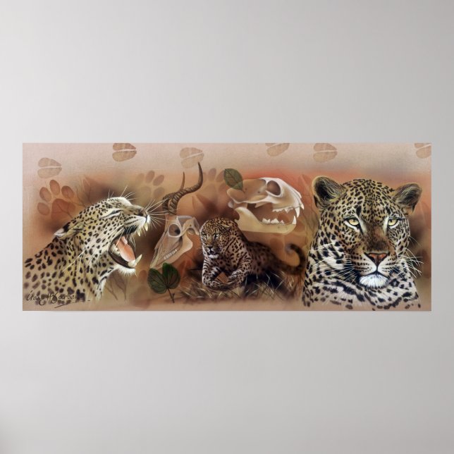 Poster de Coleção Leopardo (Frente)